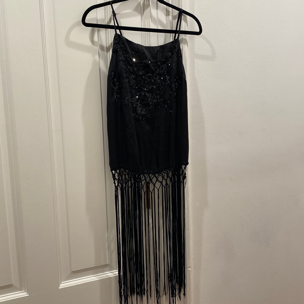 Fringe black top